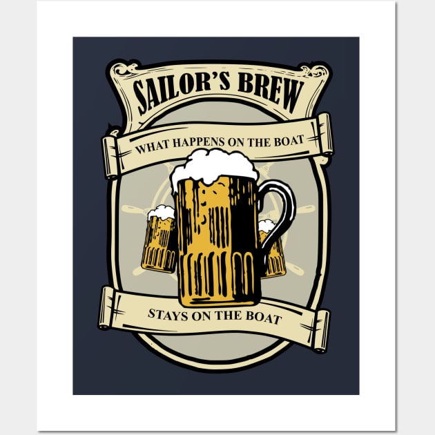 Sailor's Brew Wall Art by TCP